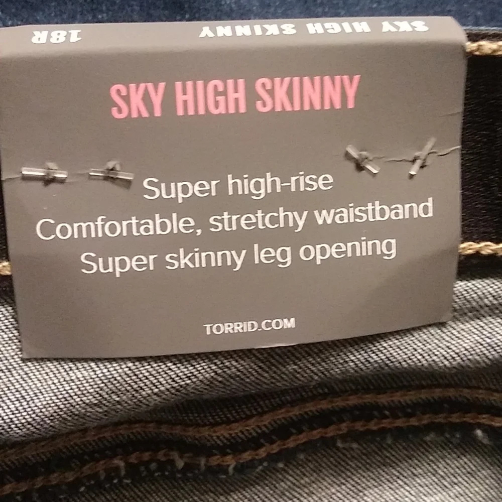 🎉HOST PICK🎉 Torrid High Rise Skinny Jean w/ Step Hem (10) - Picture 7 of 8